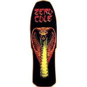 Zero Cole Cobra Deck 9.75 Black Orange Skateboard Decks:  