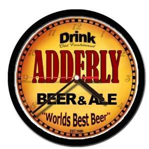  ADDERLY beer and ale wall clock: Everything Else