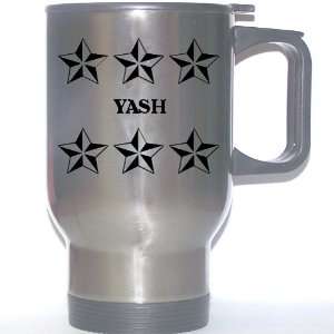  Personal Name Gift   YASH Stainless Steel Mug (black 