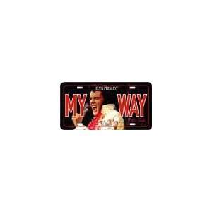 Elvis Presley License Plate MY WAY: Automotive