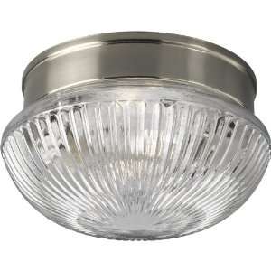   Prismatic Glass Traditional / Classic Two Light Flus