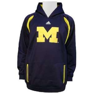  Adidas Michigan Wolverines Youth Embroidered Poly Trainer 