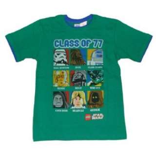   Lego Star Wars Class of 77 9 Character Profile Boys T shirt: Clothing