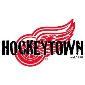  Detroit Red Wings Hockeytown NHL LARGE sticker 12 x 7 