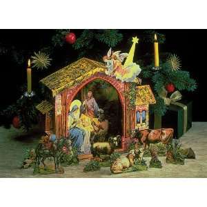  Schreiber   Bogen Large Christmas Crib Card Model: Toys 