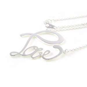  Necklace silver Love.: Jewelry