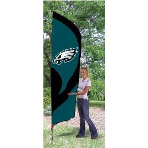  Philadelphia Eagles NFL Tall Team Flag W/Pole: Sports 