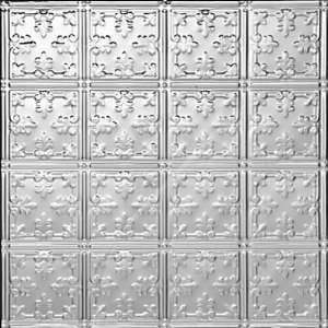 0605 Tin Ceiling Tile   Classic   MINI FLUER DE LIS   Tin Plated Steel 