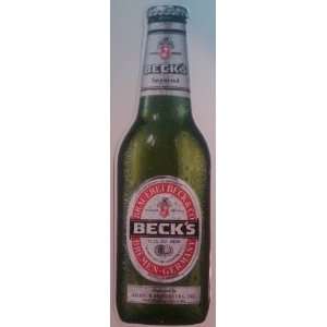  Becks Metal Beer Sign (26x9)