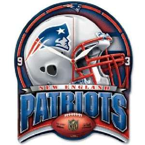  New England Patriots NFL High Definition Clock: Sports 