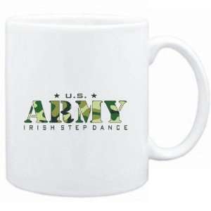  Mug White  US ARMY Irish Step Dance / CAMOUFLAGE  Sports 