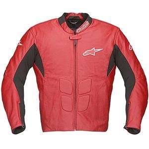   SP 1 Perforated Leather Jacket   38 US / 48 Euro/Red: Automotive