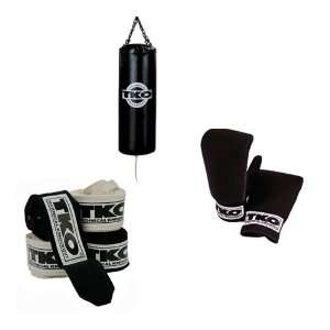    TKO MMA Training Set with 75 lb. Heavy Bag: Sports & Outdoors