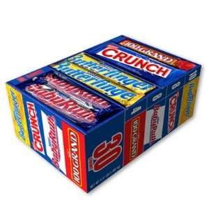   Chocolate Bars 30  12 Butterfinger, 6 Crunch, 8 BabyRuth, 4 100Grand