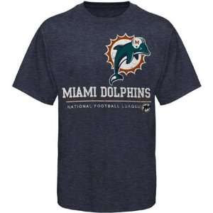  Miami Dolphins Submariner T Shirt (Navy): Sports 