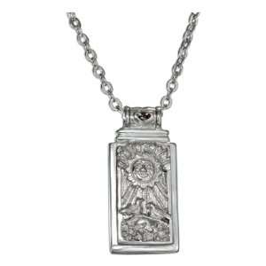  Nebula Tech Metal the Sun Tarot Pendant with Chain 