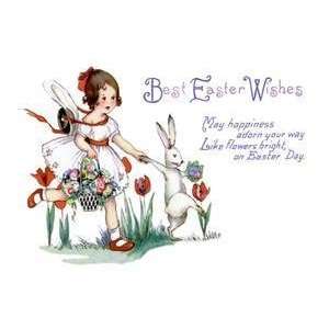  Vintage Art Best Easter Wishes   10931 9