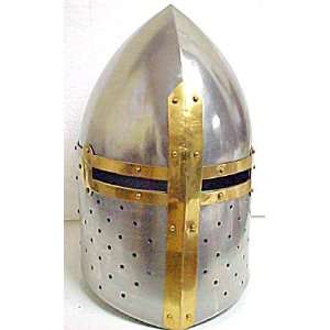  Medieval Sugar Loaf Knight Helmet Great Helm Armor