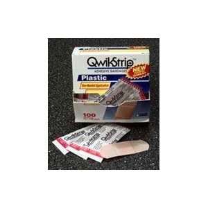  QwikStrip Adhesive Bandages, Plastic   Latex Free 1x3 