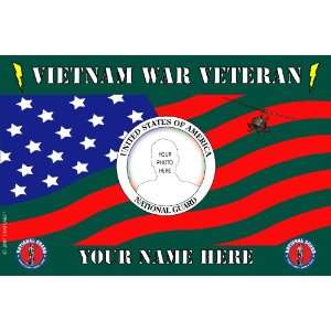  National Guard Vietnam War Veteran Small Mailbox Flag 