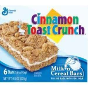 General Mills Milk n Cereal Bars Cinnamon Toast Crunch   10 Pack