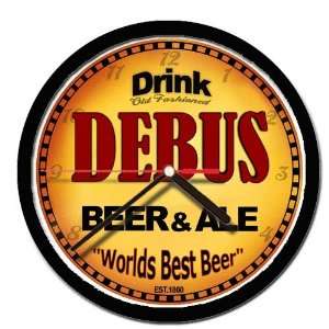 DEBUS beer ale cerveza wall clock 