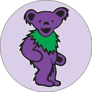    Grateful Dead Dancing Bear Purple Button B 1491: Toys & Games
