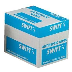 Swift First Aid 714 150910 Antiseptic Wipes 20 Bx  Sports 