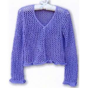    2nd Time Cotton Purple Lace Cardigan (#1526) 