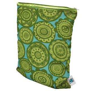 Planet Wise Diaper Wet Bag   Lime Somersaults Medium