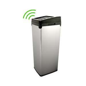 Touchless Trashcan SX Silver   14 Gallon   Touchless Trashcan   With 