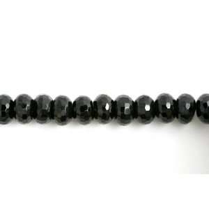   Black Onyx Beads Rondelle Faceted 12x8mm (1702): Arts, Crafts & Sewing
