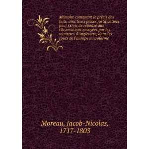   cours de lEurope microforme Jacob Nicolas, 1717 1803 Moreau Books