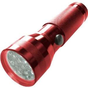  New Red 19 LED Waterproof Flashlight   DQ3507: Computers 