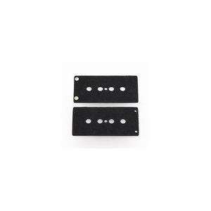  4 P Bass Pickup Flat Bobbins Black Tops & Bottom Musical 