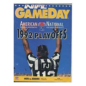 1992 Playoffs Game Day Magazine 