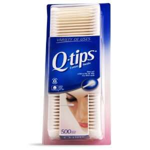 Q tips Cotton Swabs 500 Count (Pack of 4) Total 2000 Swabs 