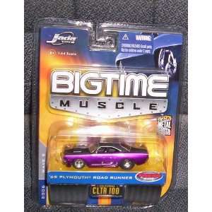  Bigtime Muscle 69 Plymouth Road Runner Purple Toys 