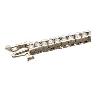  14Kt White Gold Diamond Bar Tennis Bracelet: Jewelry Days 