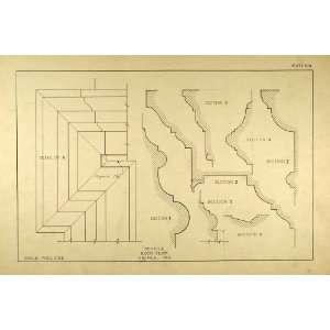  1925 Lithograph Oriole Maryland Interior Home Design 