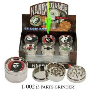  3 Parts Aluminium Pop Singer Polinator Herb Grinder 