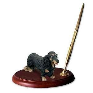  Dachshund Pen Holder (Black Longhaired): Office Products