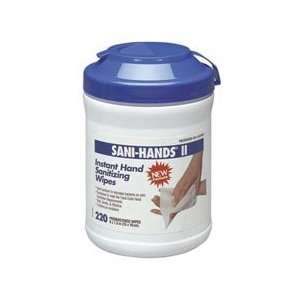  Sani Hands® II Instant Hand Sanitizing Wipes: Home 
