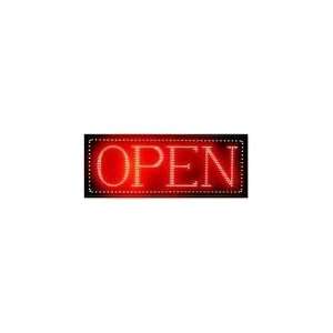  Totalight System OP221RG   Open Sign, Red Lettering, Green 