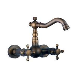  Antique inspired Kitchen Faucet   Wall Mount: Home 