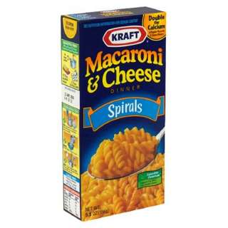 Kraft Macaroni & Cheese Dinner, Spirals, 5.5 Ounce Boxes (Pack of 24)