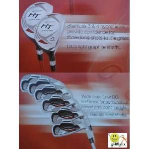 /Orlimar Golf Mens HT Edition Golf Club Set; with Hybrid Irons 
