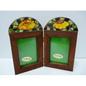  Kaltak Flower Picture Frame for Two 4x6 Pictures 