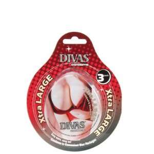  Diva Condoms, Xtra Large 3 Pack: Health & Personal Care