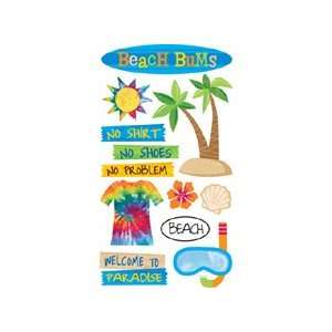  Sticko Beach Bums Stickers Arts, Crafts & Sewing
